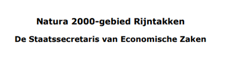 Aanwijzing Natura 2000gebied Rijntakken